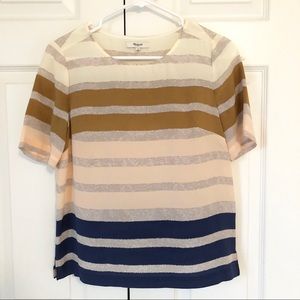 Madewell stripe blouse